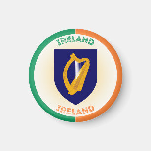 Republic of Ireland Heritage Emblem Magnet