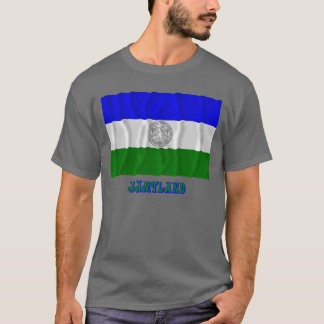 Republic of Jämtland waving flag with name T-Shirt