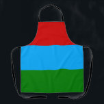 Republic of Karelia Flag Apron<br><div class="desc">Patriotic flag of Republic of Karelia.</div>
