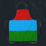 Republic of Karelia Flag Apron<br><div class="desc">Patriotic flag of Republic of Karelia.</div>