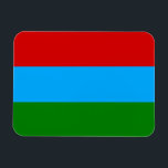 Republic of Karelia Flag Magnet<br><div class="desc">Patriotic flag of Republic of Karelia.</div>