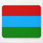 Republic of Karelia Flag Mouse Pad<br><div class="desc">Patriotic flag of Republic of Karelia.</div>