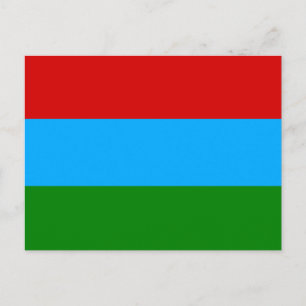 Republic of Karelia Flag Postcard