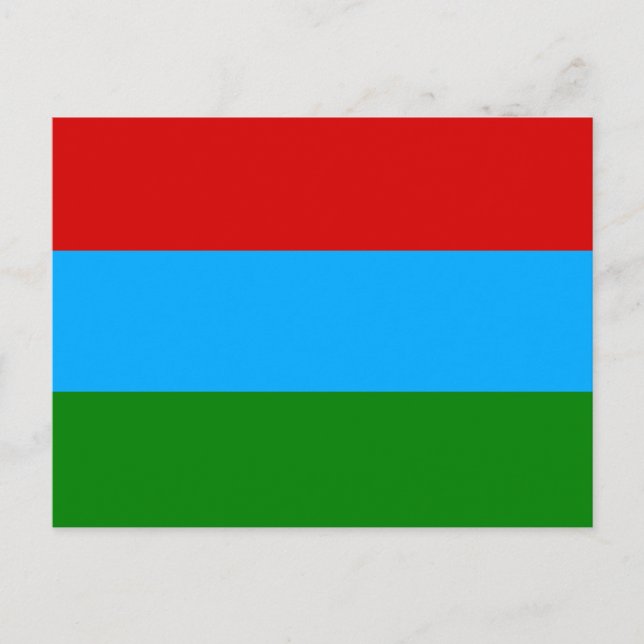 Republic of Karelia Flag Postcard (Front)