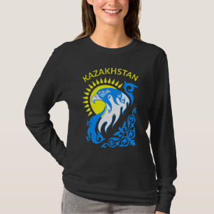 Republic of Kazakhstan Qazaqstan Kazakh flag 11 T-Shirt