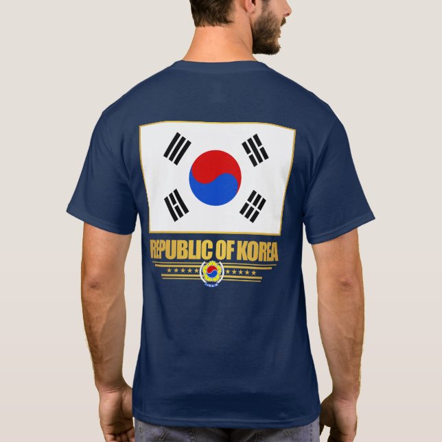 Republic of Korea Flag T-Shirt (Back)