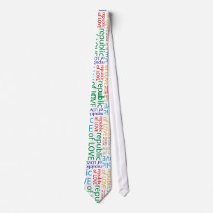 Republic of love tie