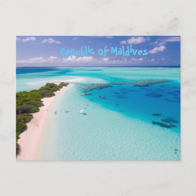 Republic of Maldives Postcard (Front)