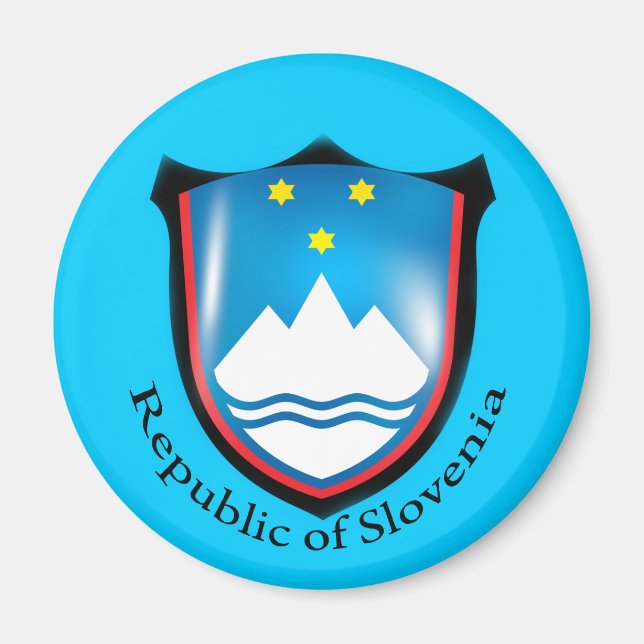 Republic of Slovenia Magnet (Front)