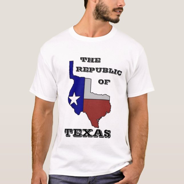 Republic Of Texas - Customised T-Shirt (Front)