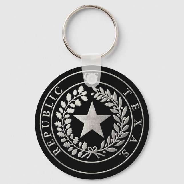 Republic of Texas Seal Key Ring (Front)