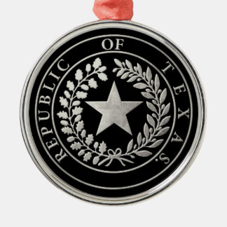 Republic of Texas Seal Metal Tree Decoration