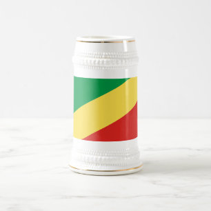 Republic of the Congo Flag Beer Stein