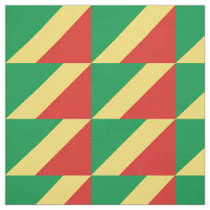 Republic of the Congo Flag Fabric