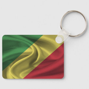 Republic of the Congo Flag Keychain