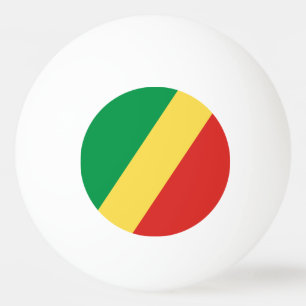 Republic of the Congo Flag Ping Pong Ball