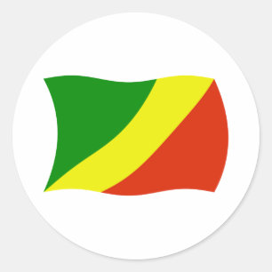 Republic of the Congo Flag Sticker