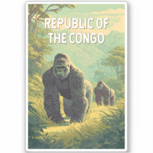 Republic of the Congo Illustration Travel Art