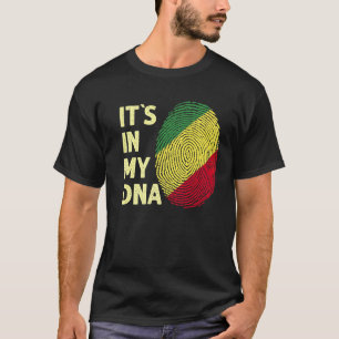 Republic Of The Congo In My Dna Congo Flag Team Co T-Shirt