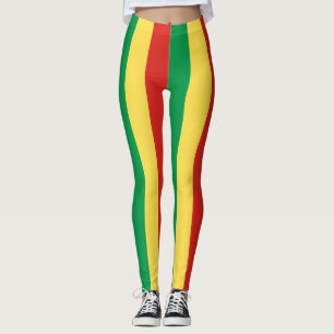 Republic of the Congo National Flag Colours Leggings