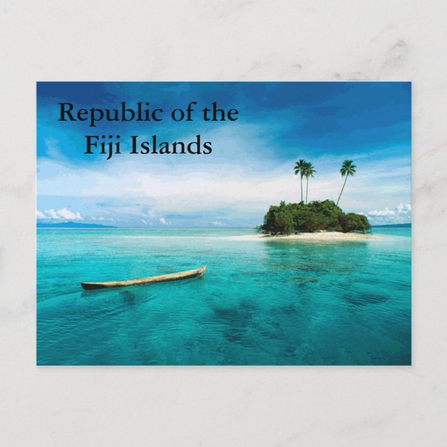 Republic of the Fiji Islands postard Postcard (Front)