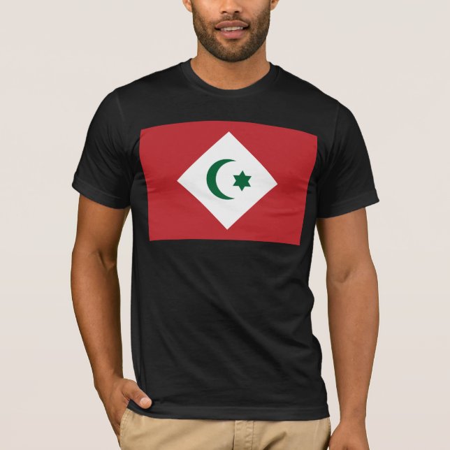 Republic Of The Rif, Morocco flag T-Shirt (Front)
