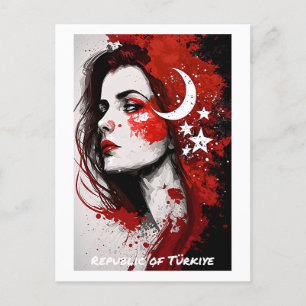 Republic of Türkiye Postcard - World of Women