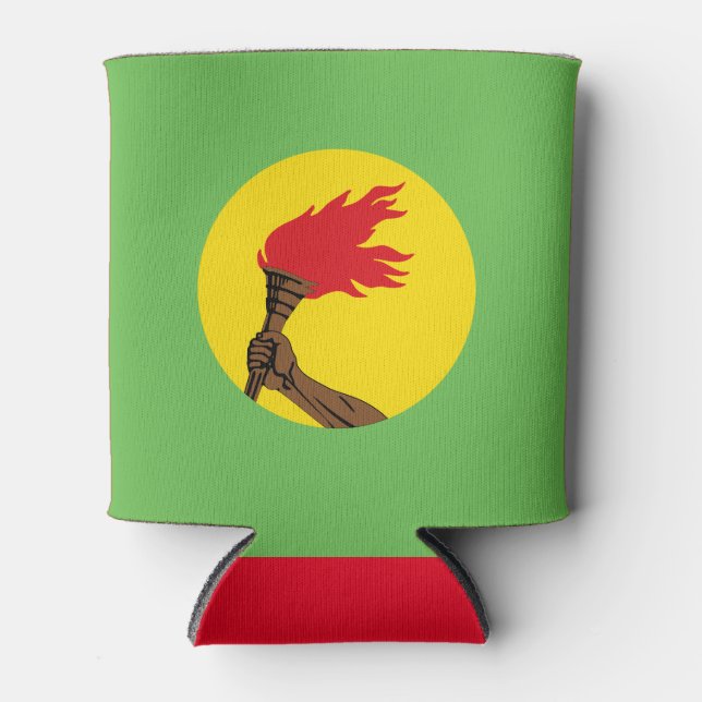 Republic of Zaire Flag - Democratic Republic Congo Can Cooler (Front)
