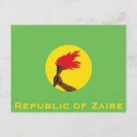 Republic of Zaire Flag 