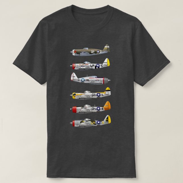 Republic P47 Thunderbolt The Jug P47 T-Shirt (Design Front)