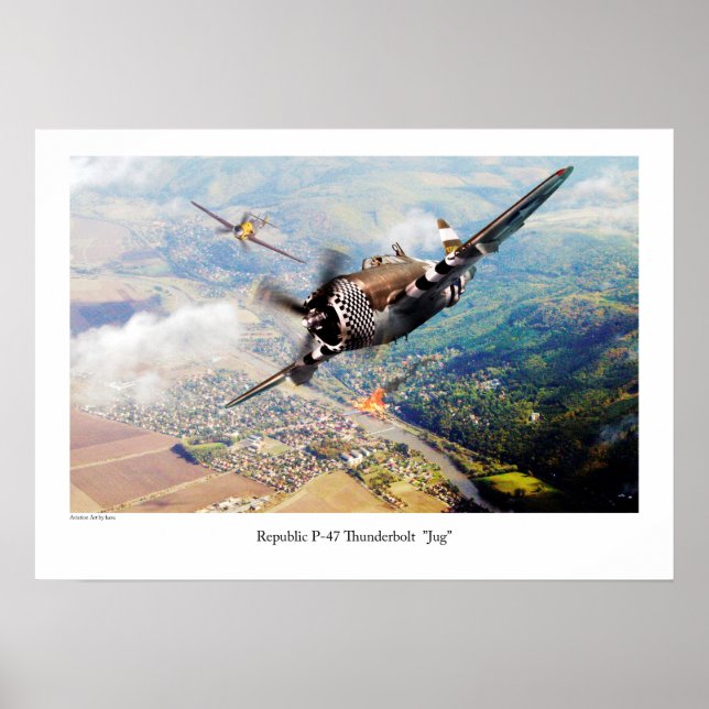 Republic P-47 Thunderbolt Poster (Front)