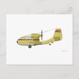 Republic RC-3 Seabee Postcard