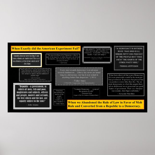 Republic to Democracy Poster (Front)