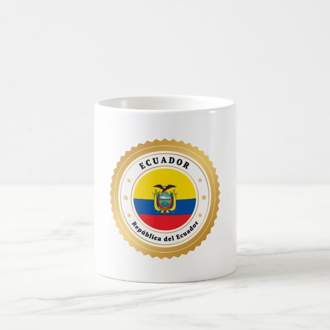 República del Ecuador  Coffee Mug (Center)
