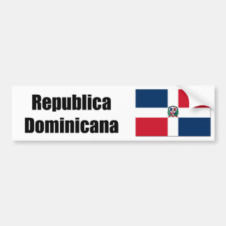 Republica Domincana D.R> flag Bumper Sticker