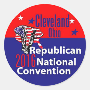 Republican 2016 Convention Classic Round Sticker
