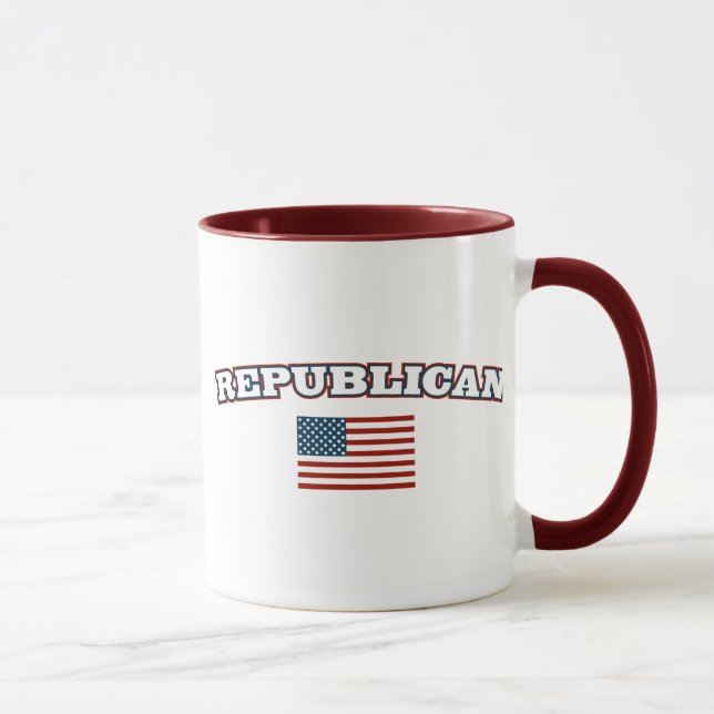 Republican American Flag Mug (Right)