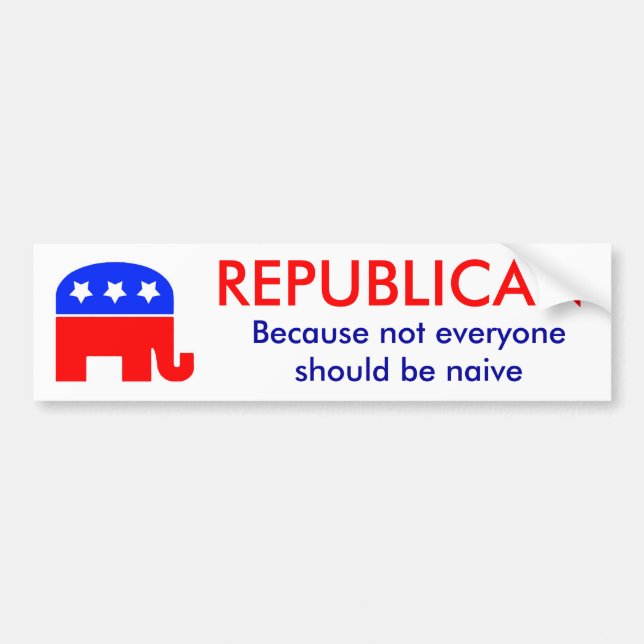 Republican Bumper Sticker (Front)