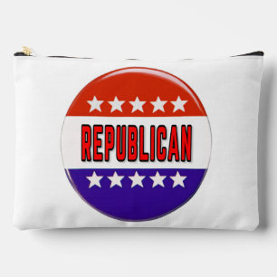 Republican Button Accessory Pouch