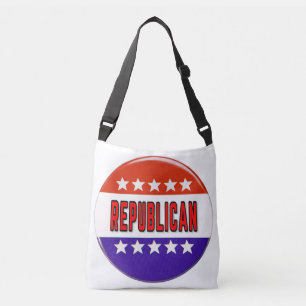 Republican Button Crossbody Bag