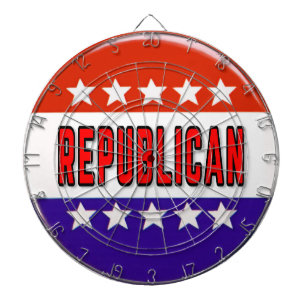 Republican Button Dartboard
