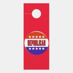 Republican Button Door Hanger
