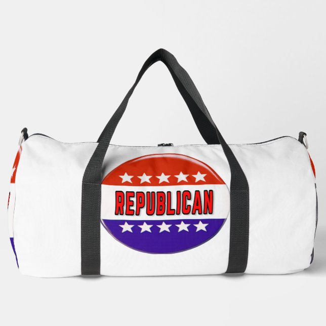 Republican Button Duffle Bag (Front)