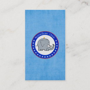 republican chick business cards