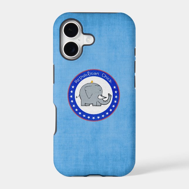 republican chick iphone case (Back)