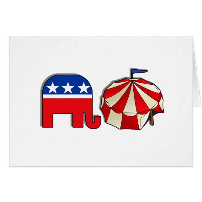 Republican Circus Elephant (Front Horizontal)
