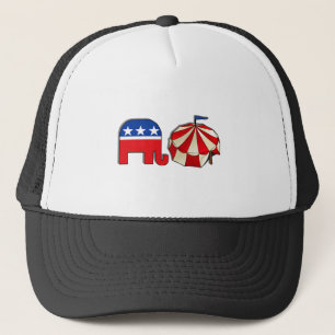 Republican Circus Elephant Trucker Hat