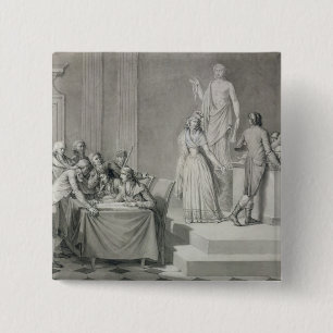 Republican Divorce 15 Cm Square Badge