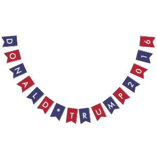 Republican Donald Trump 2016 American Flag Colours