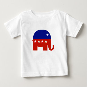 Republican Elephant Baby T-Shirt